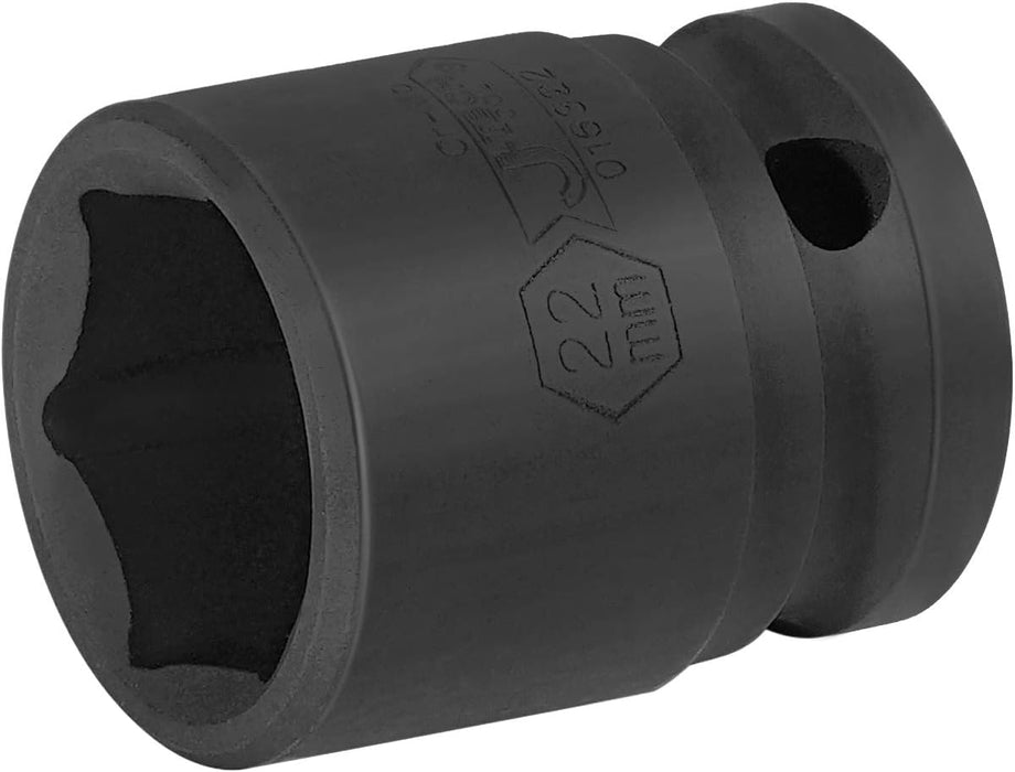 1/2 Inch Drive 22mm Standard Impact Socket