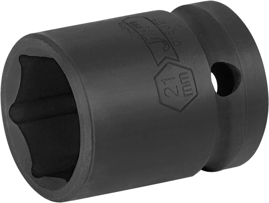 1/2 Inch Drive 21mm Standard Impact Socket