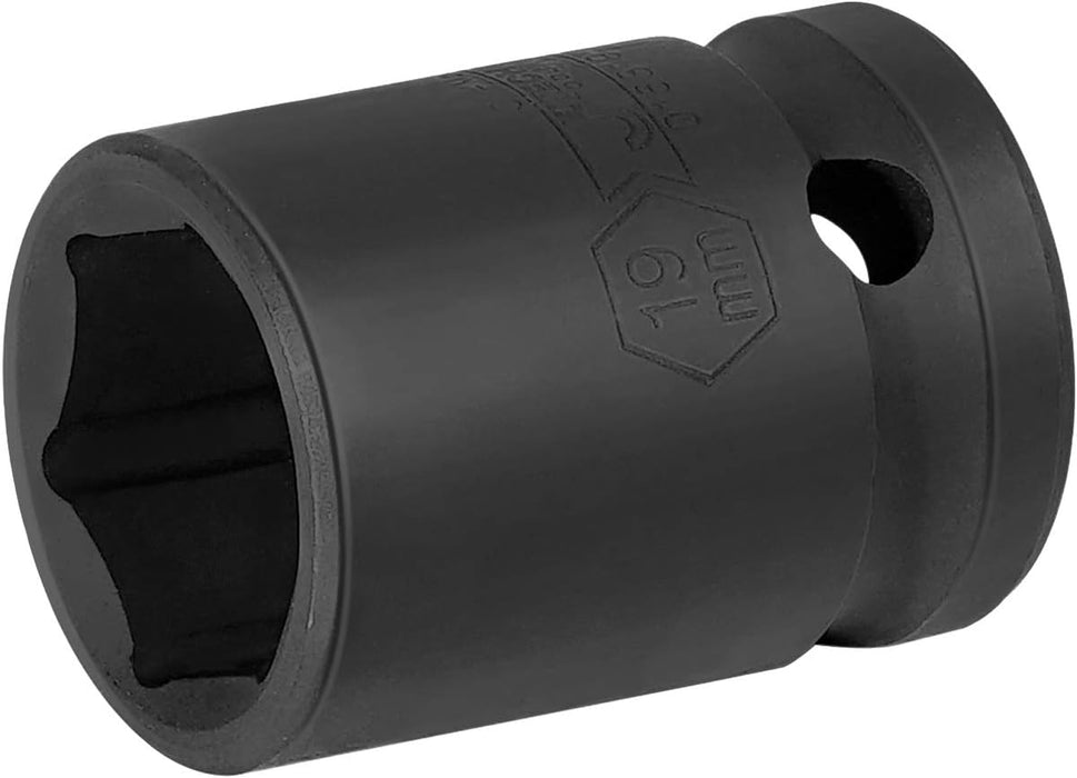 1/2 Inch Drive 19mm Standard Impact Socket