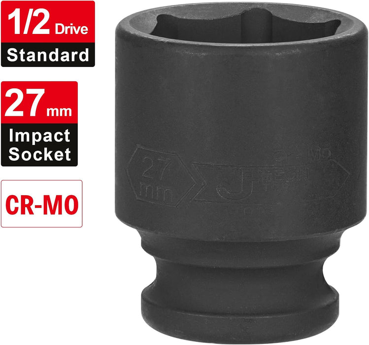 1/2 Inch Drive 27mm Standard Impact Socket