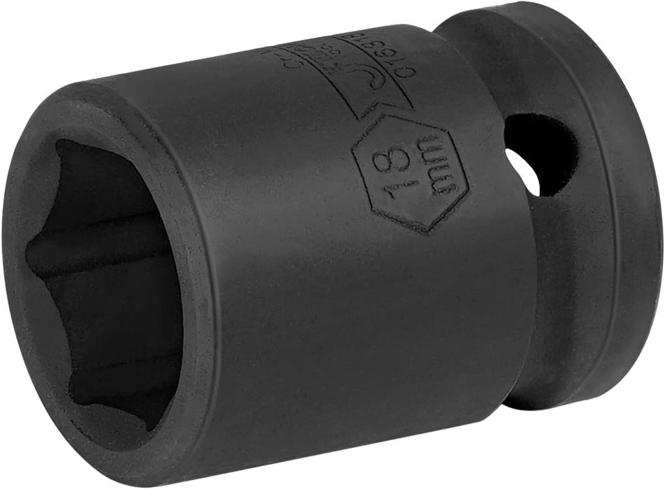 1/2 Inch Drive 18mm Standard Impact Socket