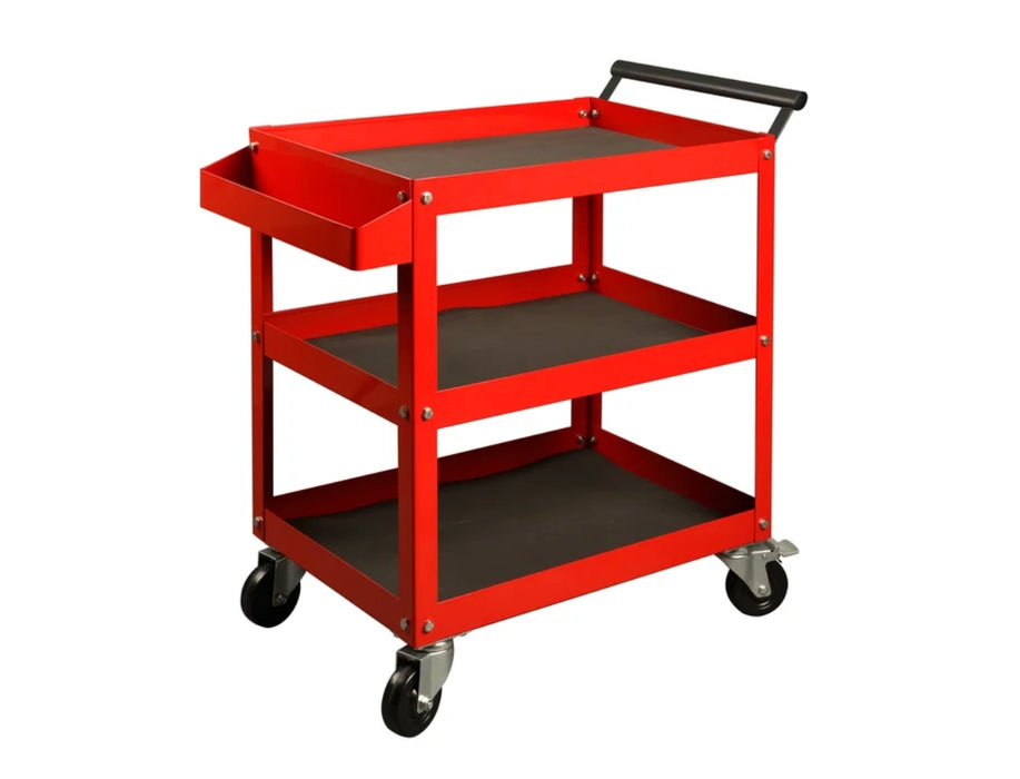 3-Tier Rolling Tool Cart Heavy-Duty Steel