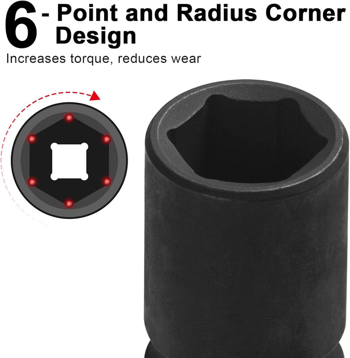 1/2-Inch Drive 16mm Deep Impact Socket