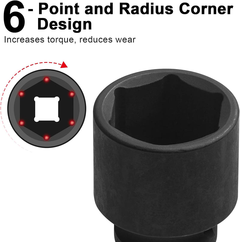 1/2-Inch Drive 30mm Deep Impact Socket