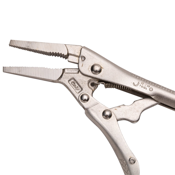 Long Nose Locking Pliers with Wire Cutter 6.5-Inch