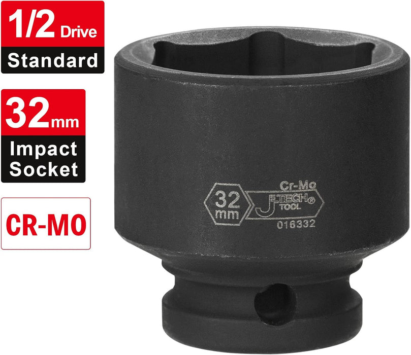 1/2 Inch Drive 32mm Standard Impact Socket