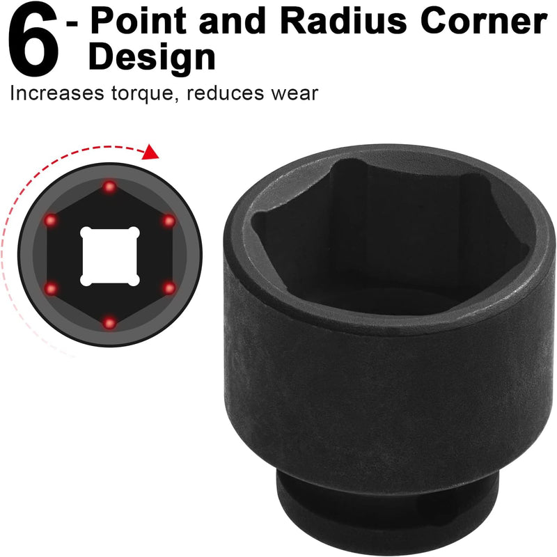 1/2-Inch Drive 32mm Deep Impact Socket