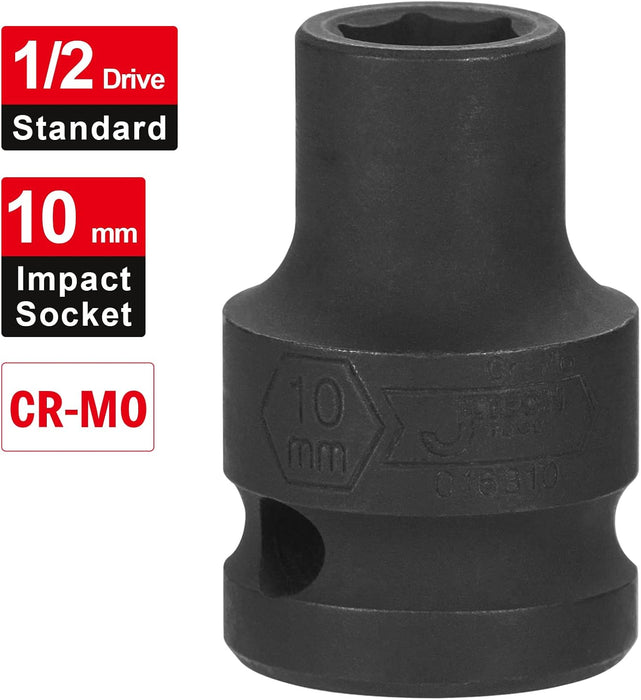 1/2 Inch Drive 10mm Standard Impact Socket