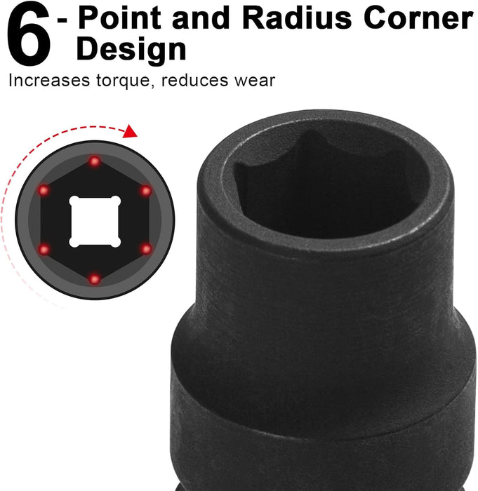1/2 Inch Drive 13mm Standard Impact Socket