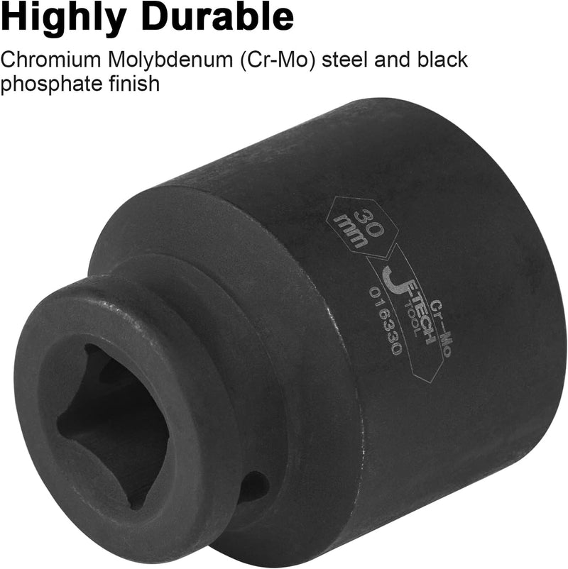 1/2-Inch Drive 30mm Deep Impact Socket