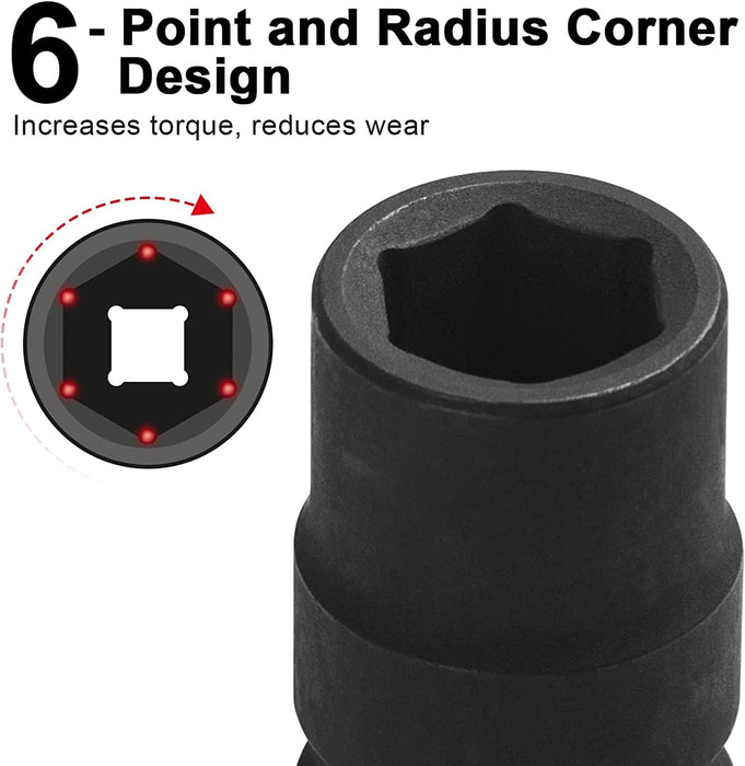 1/2-Inch Drive 12mm Deep Impact Socket
