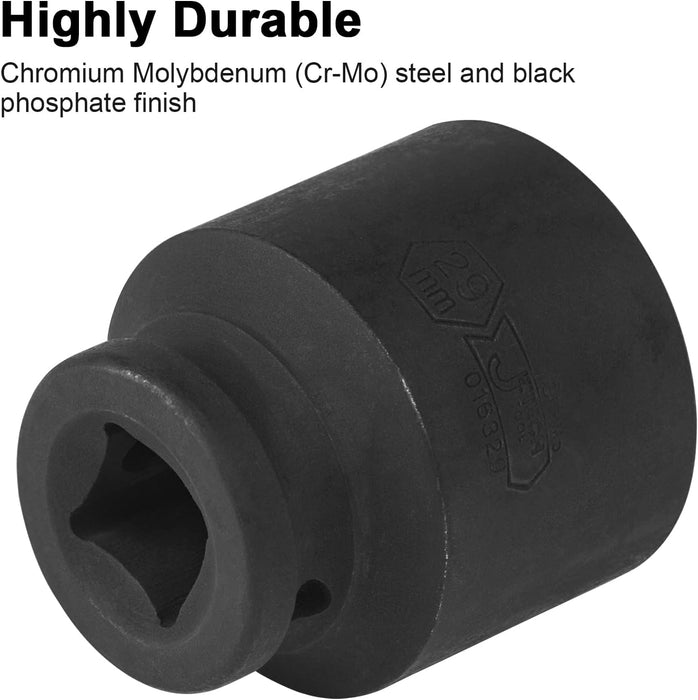 1/2 Inch Drive 29mm Standard Impact Socket