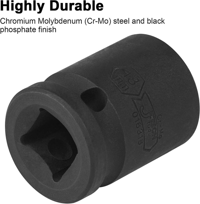 1/2 Inch Drive 18mm Standard Impact Socket