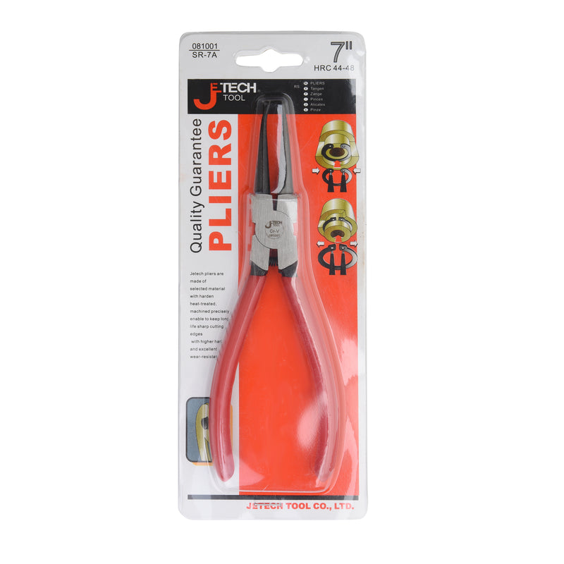 Snap Ring Pliers Straight Jaw 7-Inch