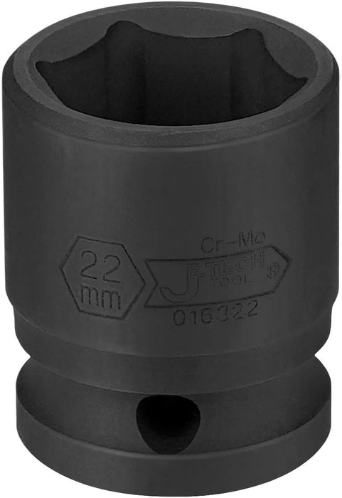 1/2 Inch Drive 22mm Standard Impact Socket