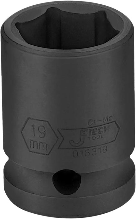 1/2 Inch Drive 19mm Standard Impact Socket