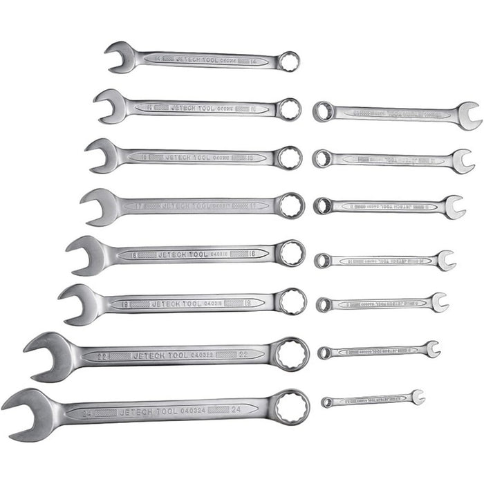 Combination Wrench Set 15-Piece Metric (5.5–24mm)