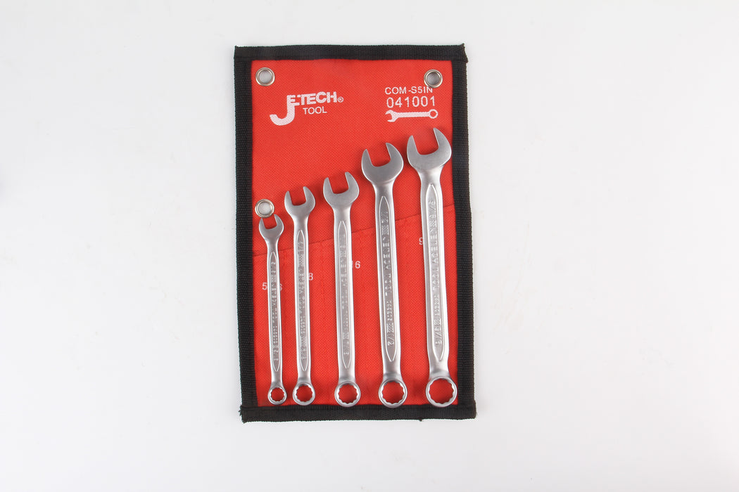Combination Wrench Set SAE 5-Piece