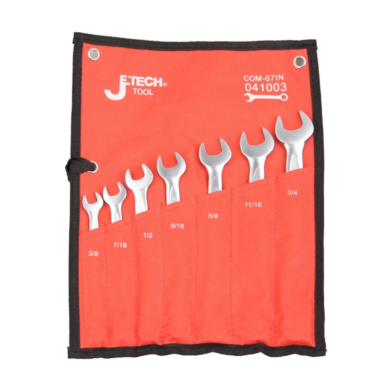 Combination Wrench Set SAE 7-Piece