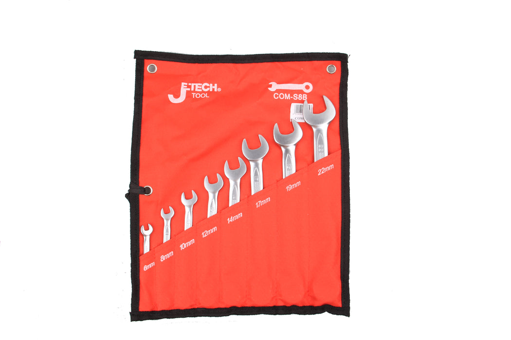 Combination Wrench Set Metric 8-Piece
