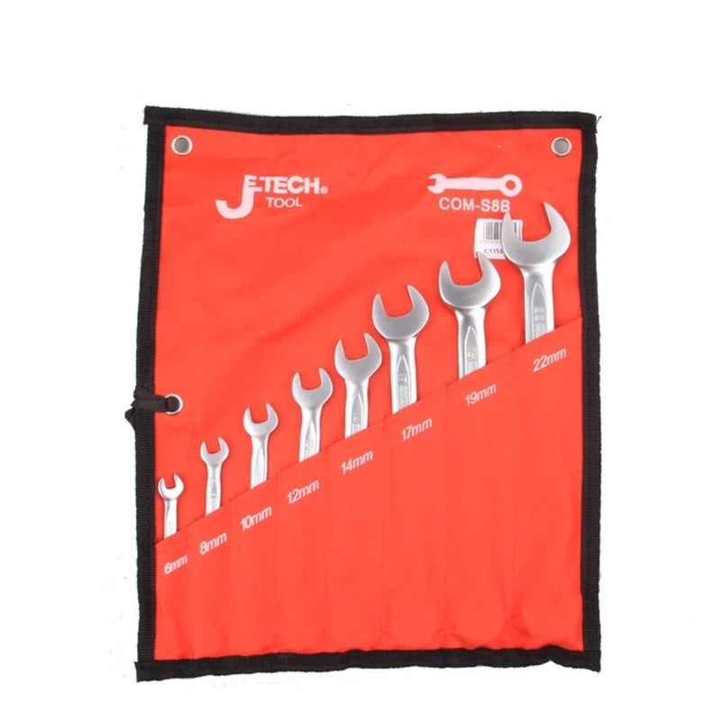 Combination Wrench Set Metric 8-Piece