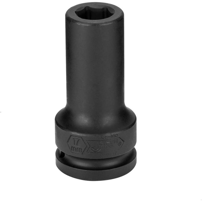 "3/4-Inch Drive 17mm Deep Impact Socket Cr-Mo Steel  "