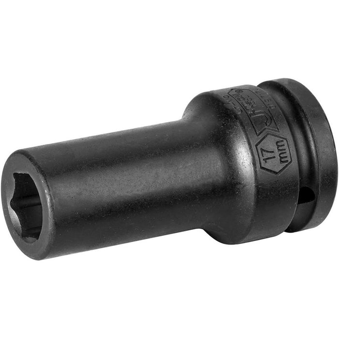 "3/4-Inch Drive 17mm Deep Impact Socket Cr-Mo Steel  "