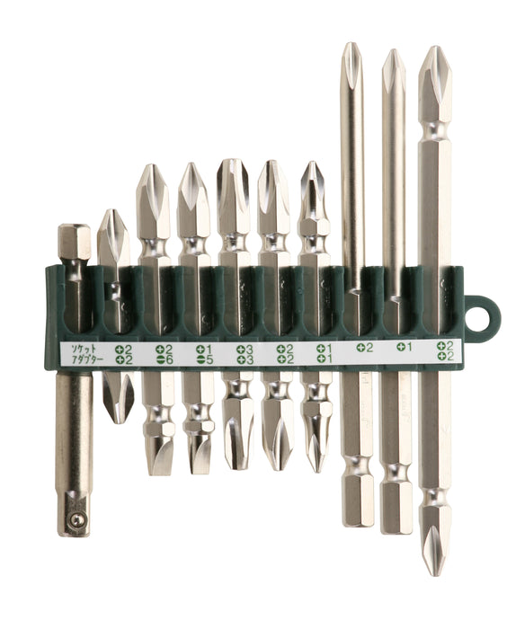 Double-Ended Screwdriver Bits 10-Piece