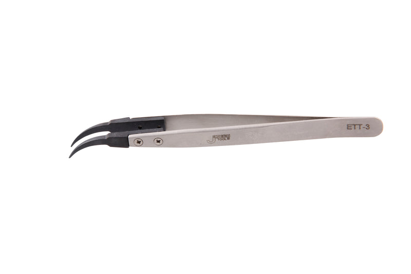 Tweezers Curved Anti-Static 130mm