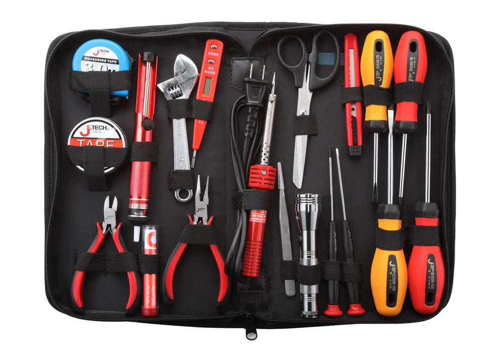 Electric Tool Set in Pouch 19-Piece