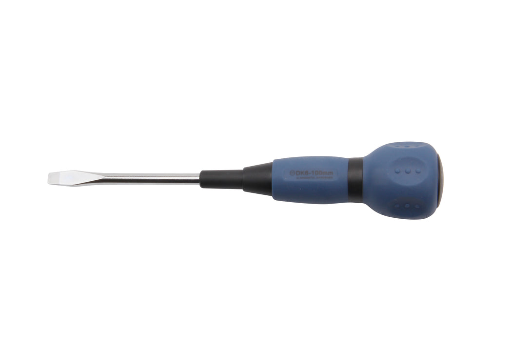 Denko Electrician Handle Slotted Screwdriver CR-V Steel (100mm)