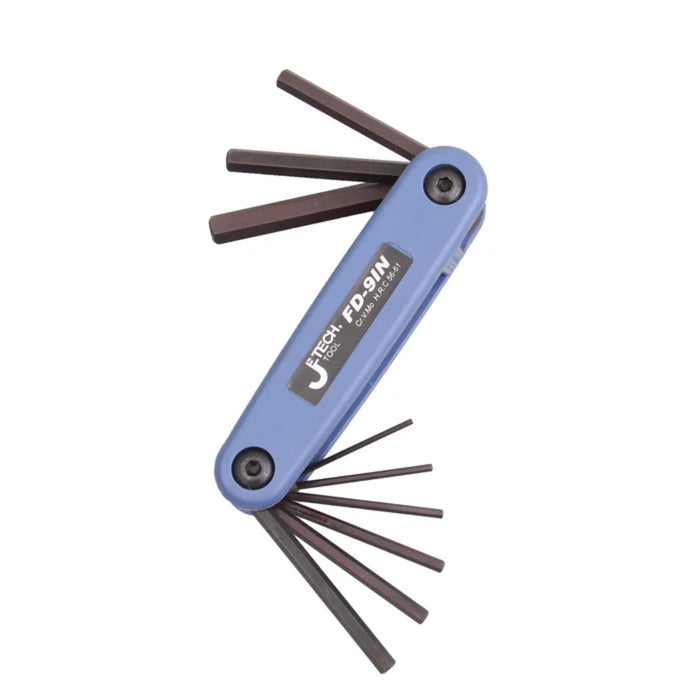 Folding Allen Wrenches Sets 9-Piece