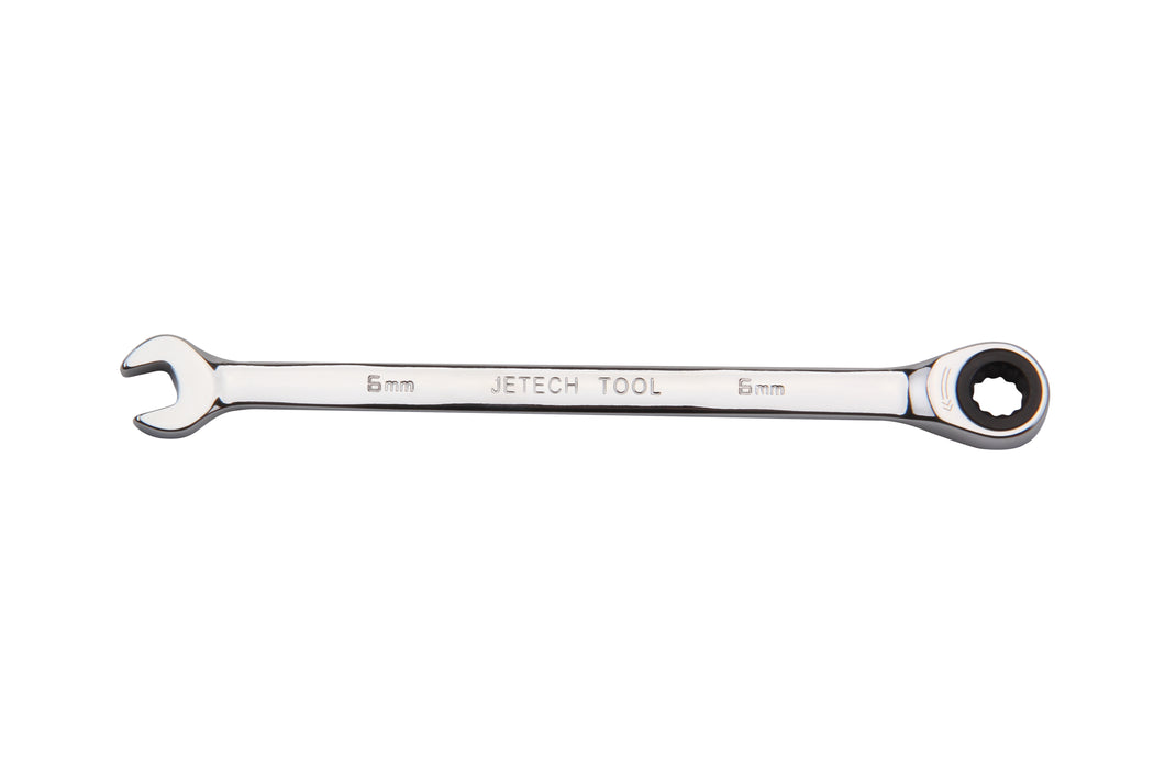 Ratcheting Combination Wrench, Gear Spanner 6 mm