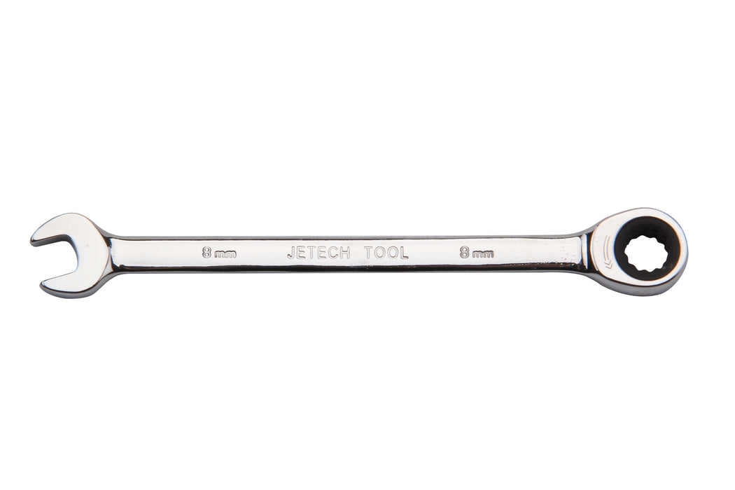 Ratcheting Combination Wrench, Gear Spanner 8 mm