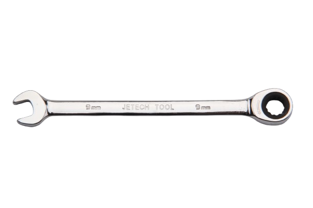 Ratcheting Combination Wrench, Gear Spanner 9 mm
