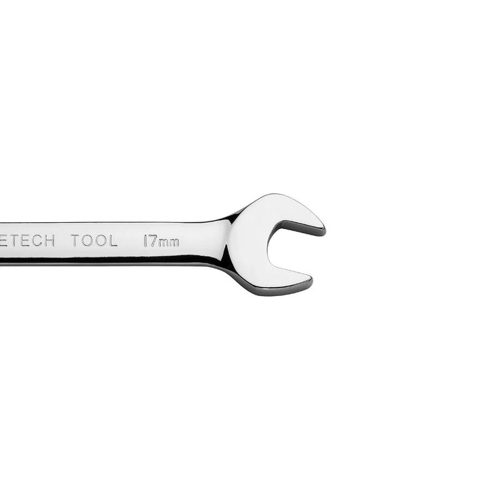 Flexible Head Ratchet Combination Wrench, Gear Spanner 17mm
