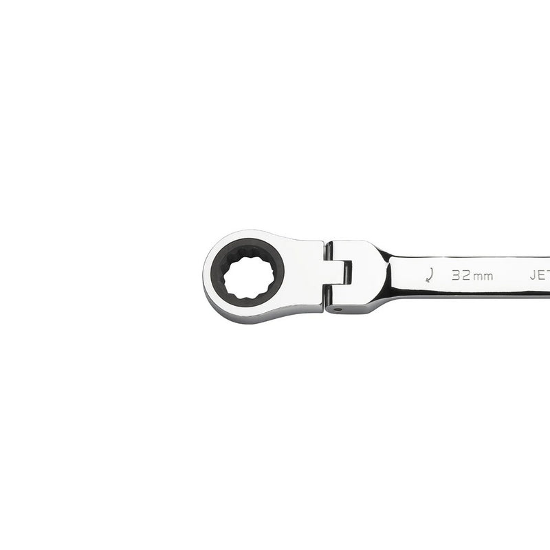 Flexible Head Ratchet Combination Wrench, Gear Spanner 32mm