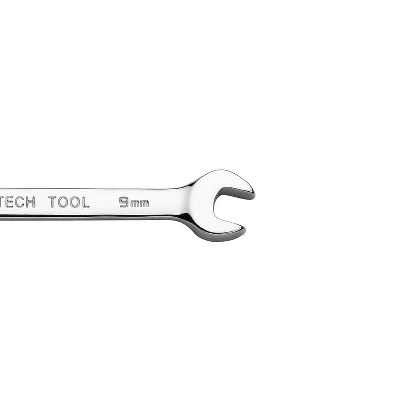 Flexible Head Ratchet Combination Wrench, Gear Spanner 9mm