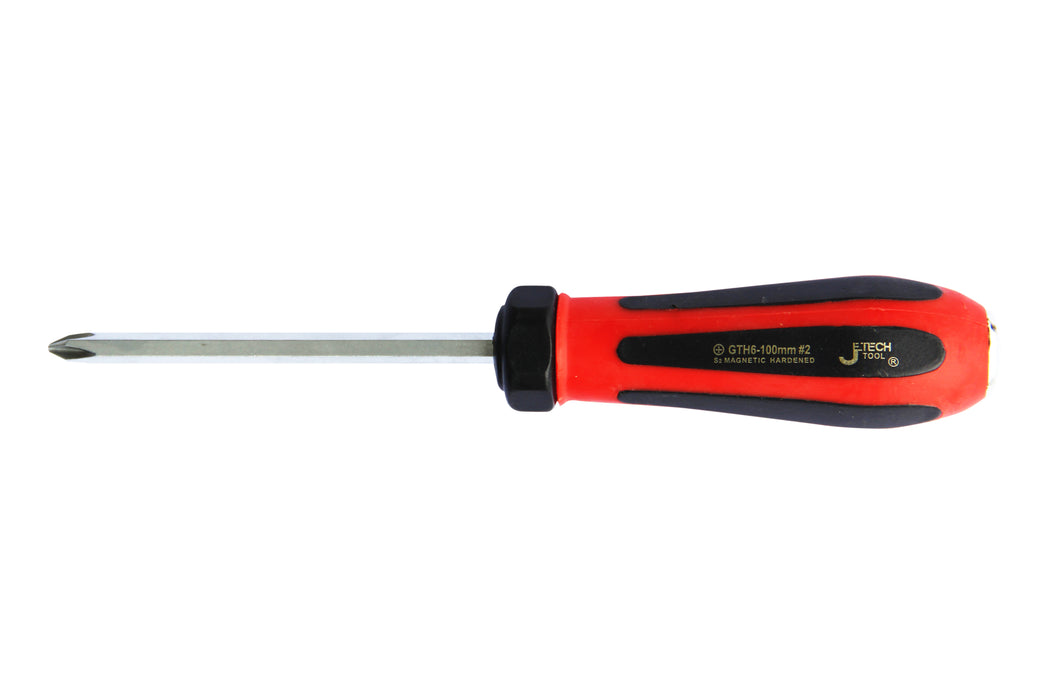 Go-Through Slotted Screwdriver 6×100mm Striking Cap