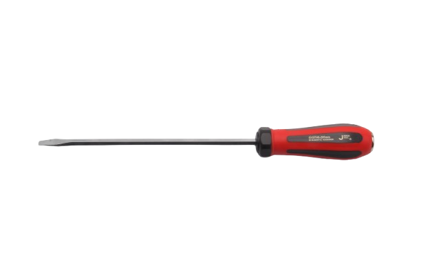 Go-Through Slotted Screwdriver 6×200mm Striking Cap