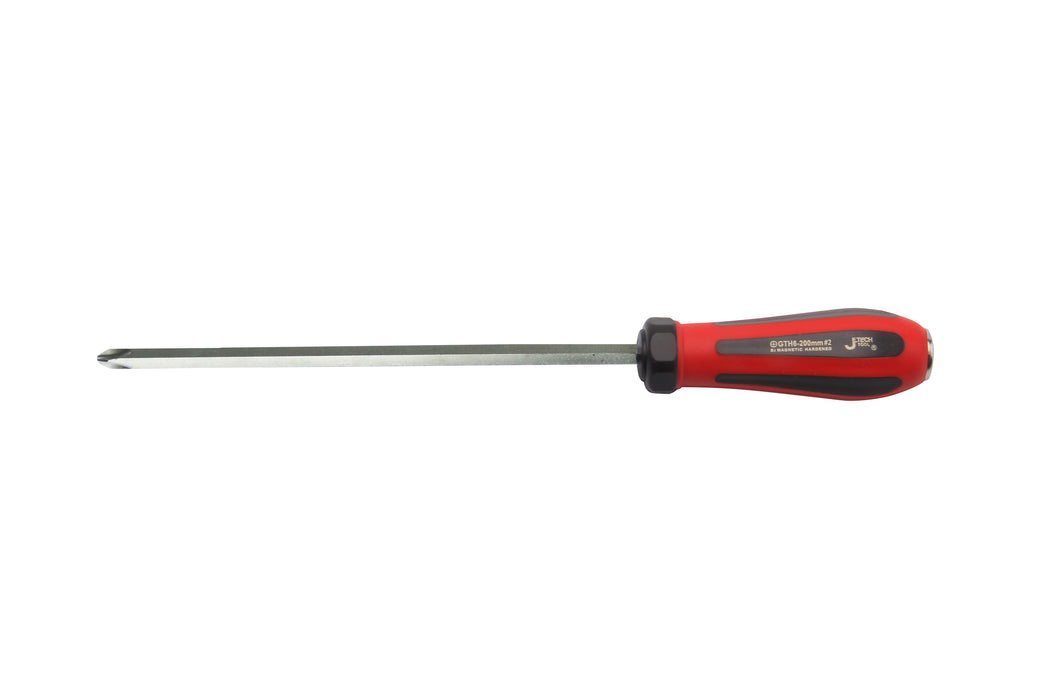 Go-Through Slotted Screwdriver 6×200mm Striking Cap