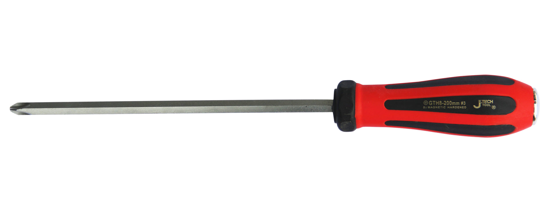 Go-Through Slotted Screwdriver 8×200mm Striking Cap