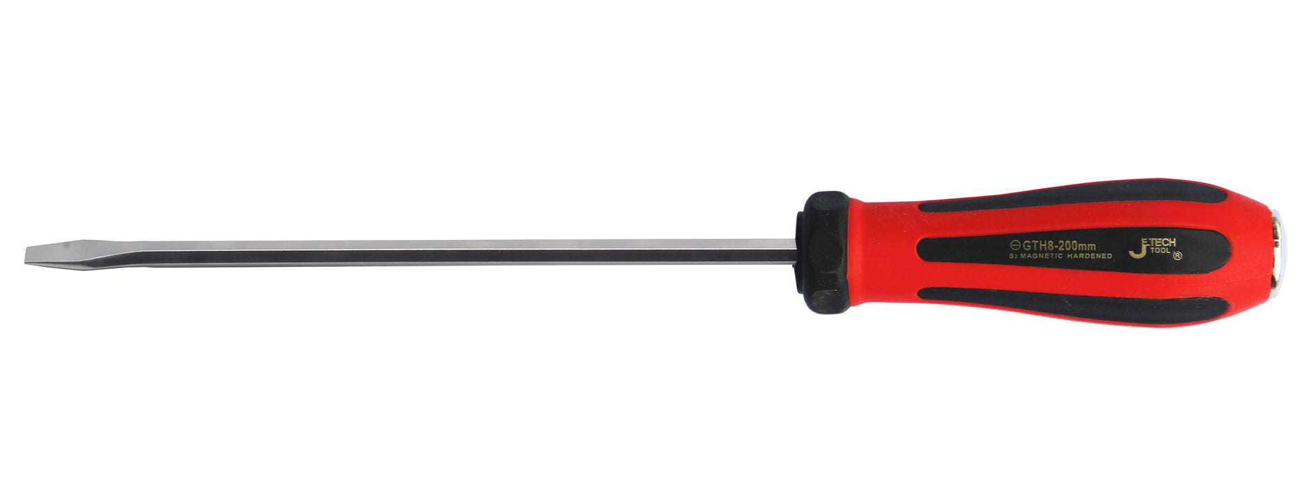 Go-Through Slotted Screwdriver 8×200mm Striking Cap