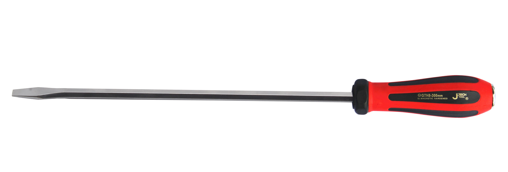 Go-Through Slotted Screwdriver 8×300mm Striking Cap