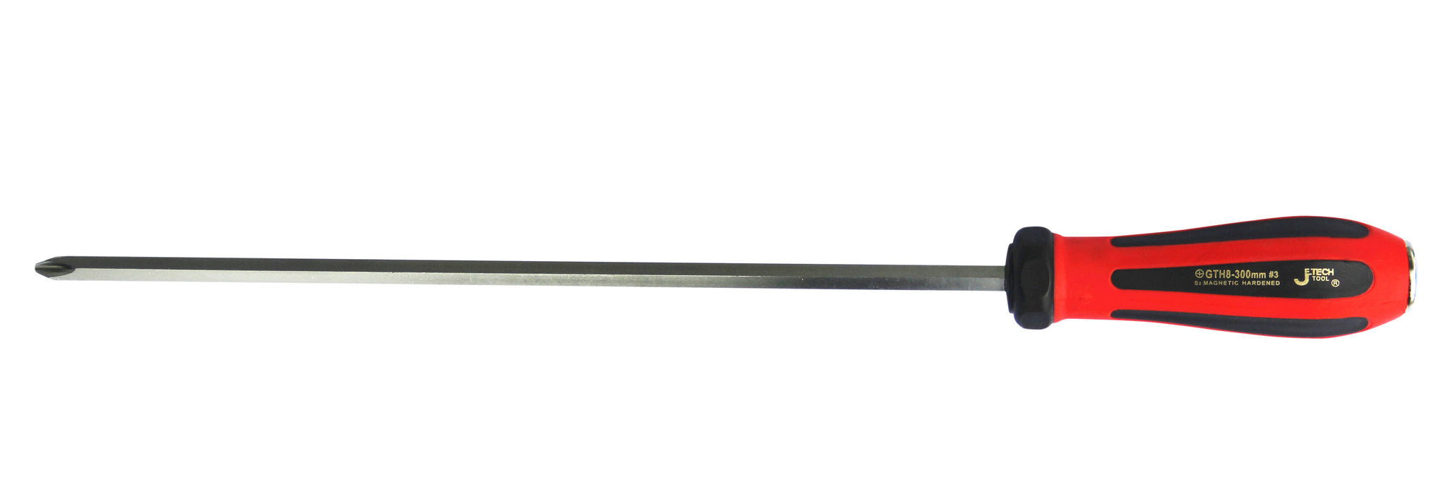 Go-Through Slotted Screwdriver 8×300mm Striking Cap
