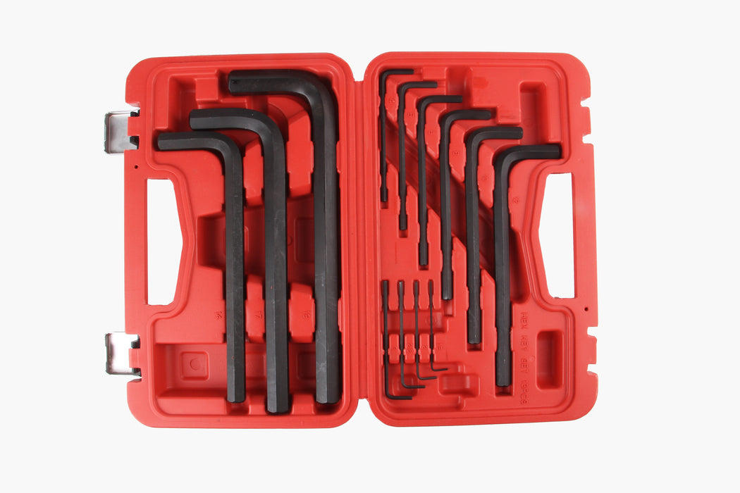 Hex Key Set 13-Piece Metric Medium (1.5–19mm)