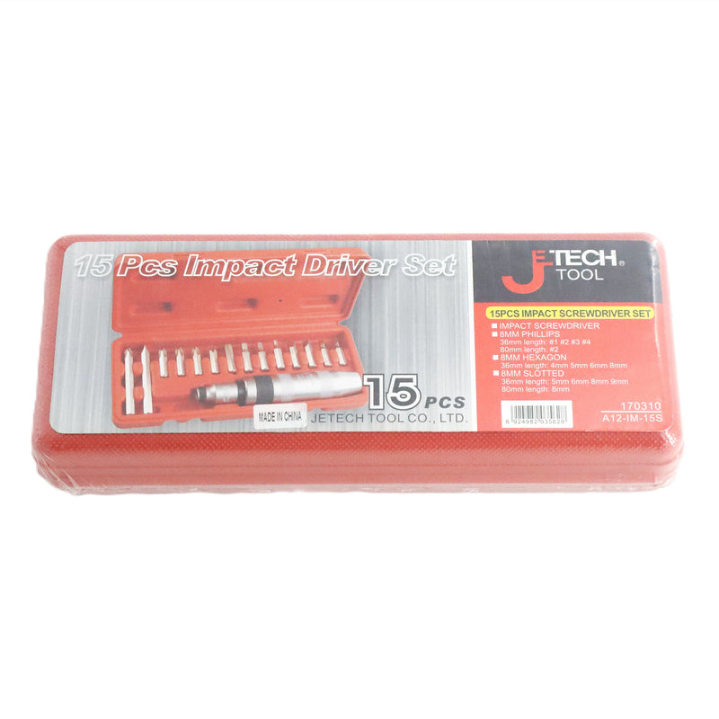 Impact Screwdriver Set 15-Piece