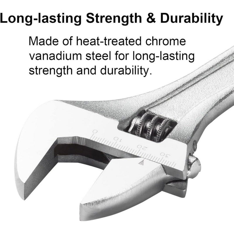 Adjustable Wrench 10-Inch Heavy-Duty