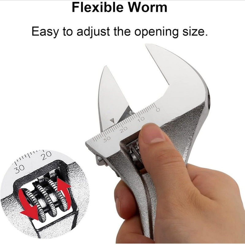Adjustable Wrench 8-Inch Heavy-Duty