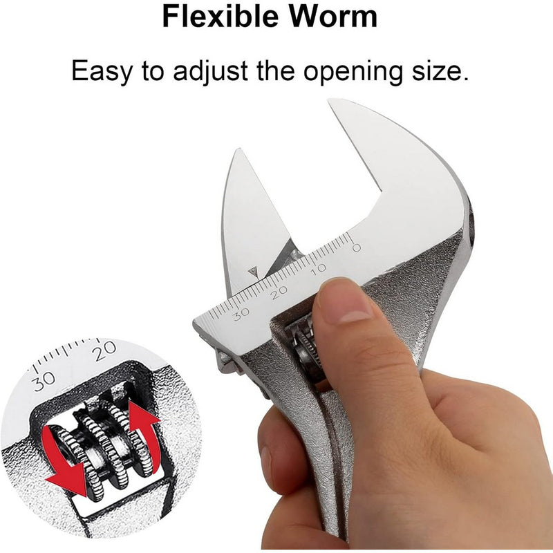 Adjustable Wrench 8-Inch Heavy-Duty